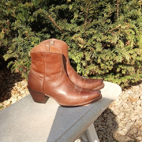 TECOVAS THE DAISY LEATHER Ankle Boots Size 9 - Picture 2 of 14